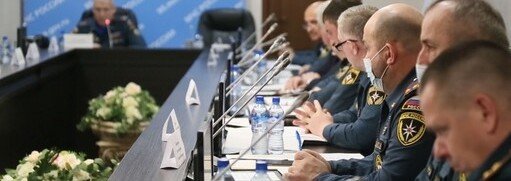 ЧЕЧНЯ.  Рамзан Кадыров встретился с делегацией МЧС России в Грозном