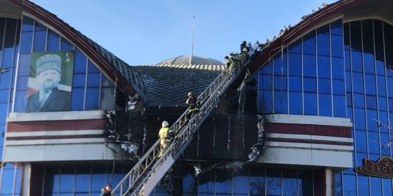 ЧЕЧНЯ. В грозненском комплексе "Колизей" произошло возгорание