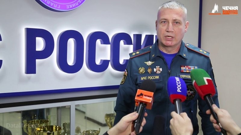 Делегация МЧС России провела совещание в Грозном (Видео).
