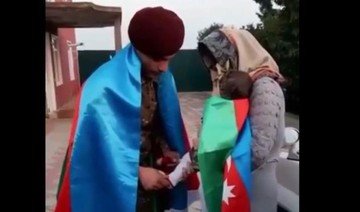 КАРАБАХ. Трогательная встреча азербайджаснкого солдата и его маленькой дочки (ВИДЕО)