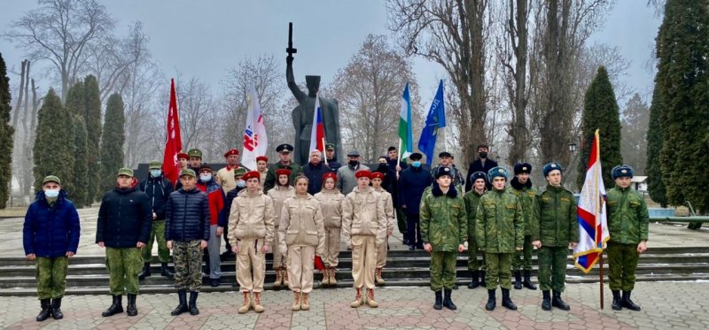 КБР. Открытие месячника оборонно-массовой и военно-патриотической работы в Терском районе