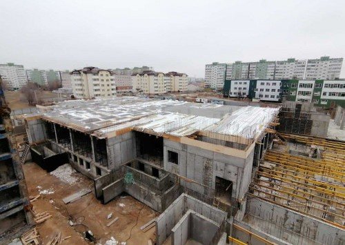 РОСТОВ. В Волгодонске продолжается строительство школы на 600 мест