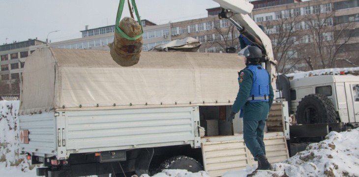 ВОЛГОГРАД. В Волгограде у Мамаева кургана нашли авиабомбу
