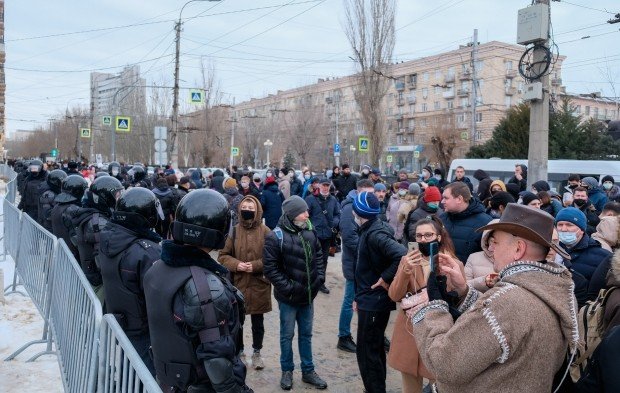 ВОЛГОГРАД. За участие в незаконной акции в Волгограде оштрафованы 19 человек