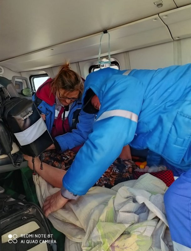 АСТРАХАНЬ. Борт санавиации доставил 67-летнюю пациентку из села Мумра в Астрахань