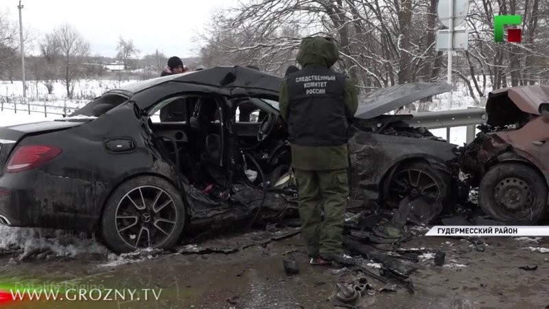 ЧЕЧНЯ. Крупное ДТП с тяжкими последствиями произошло на трассе между Аргуном и Гудермесом (Видео).