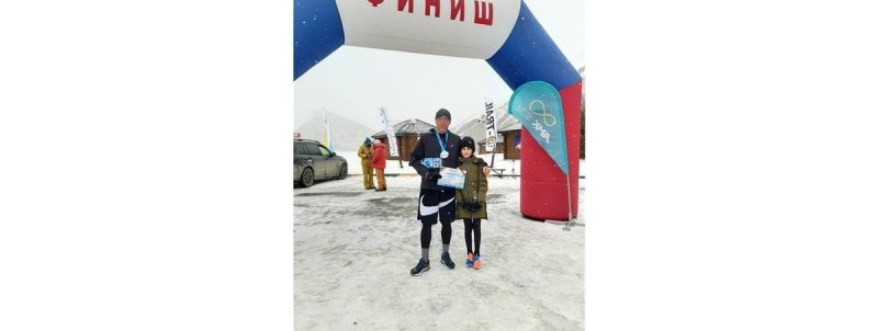 ЧЕЧНЯ. Сотрудник дагестанского СОБР с дочерью стали участниками высокогорного марафона