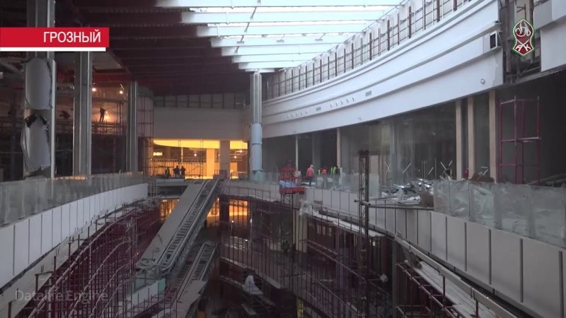 ЧЕЧНЯ. Завершается строительство крупнейшего торгово-развлекательного центра «Грозный-Молл» (Видео).