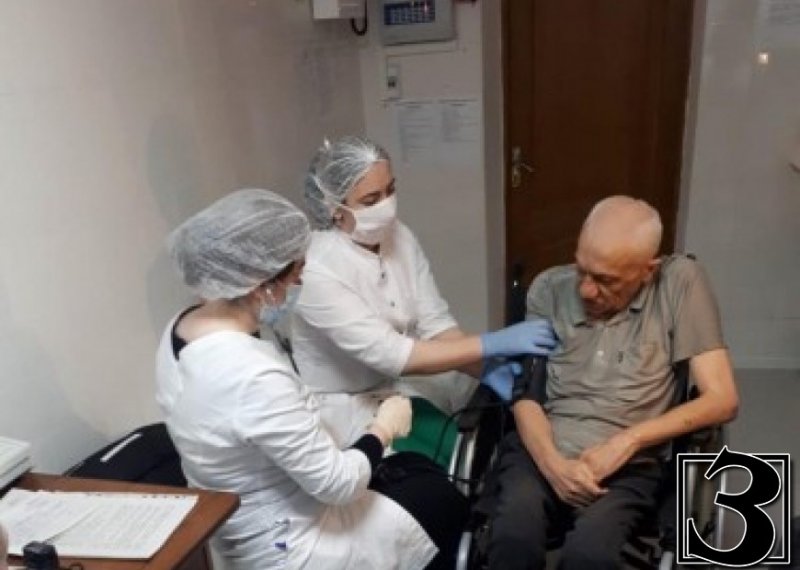 ДАГЕСТАН. В Дагестане постояльцы дома престарелых привились от коронавируса