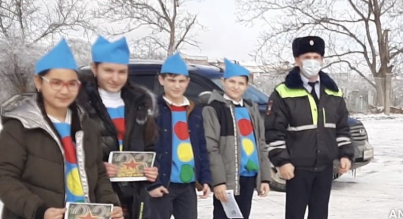 ДАГЕСТАН. В Новокулинской школе №1 Новолакского района прошла акция «С Днем защитника Отечества!"