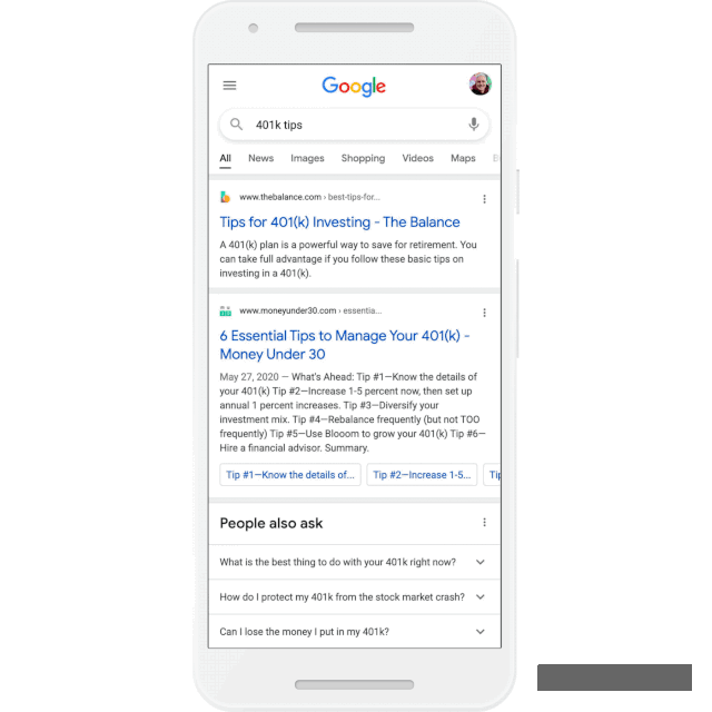 Google стал добавлять описания сайтов в поиск