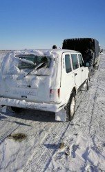 КАЛМЫКИЯ. В Лаганском районе полицейские спасли из снежного плена пастухов