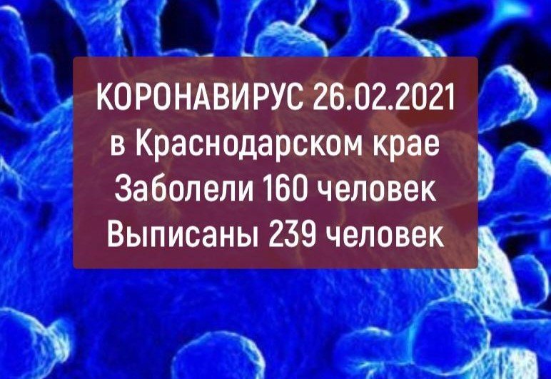 КРАСНОДАР. Коронавирус на Кубани: достоверная информация на 26 февраля