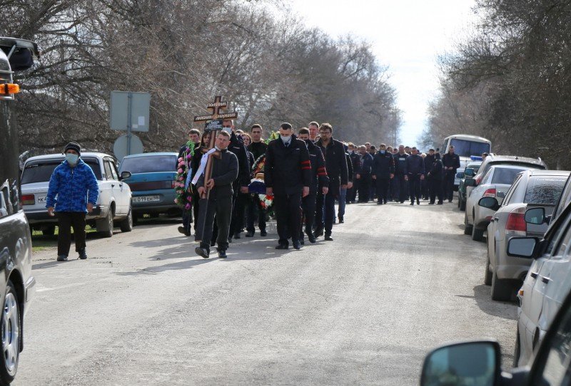 КРЫМ. В Крыму простились с сотрудниками органов внутренних дел, погибшими при исполнении служебных обязанностей