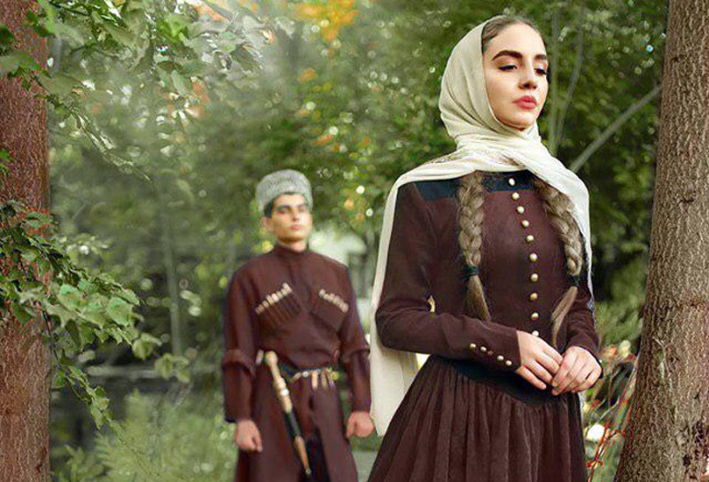 ЧЕЧНЯ. Чеченцы Национальный вайнахский костюм.