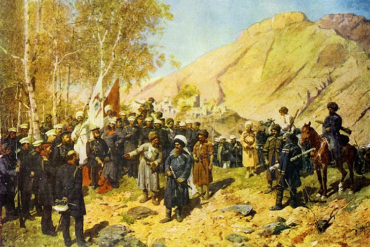 ЧЕЧНЯ. Картина Франца Рубо «Взятие аула Гуниб и пленение Шамиля» скоро будет возвращено в республику