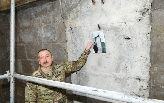 АЗЕРБАЙДЖАН. Ильхам Алиев в Шуше: мы восстанавливаем историю (ФОТО)
