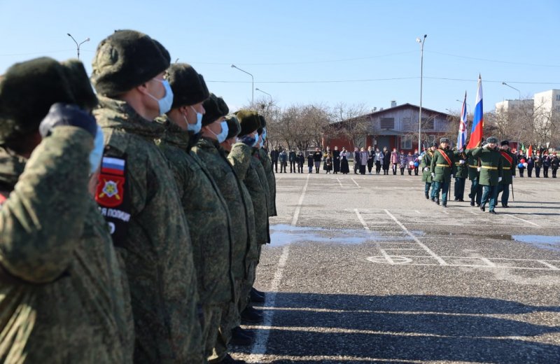 ЧЕЧНЯ. Батальон военной полиции ЮВО вернулся из Сирии в ЧР