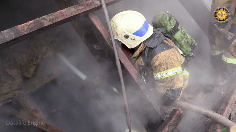 ЧЕЧНЯ. Боевые будни чеченских огнеборцев (Видео).