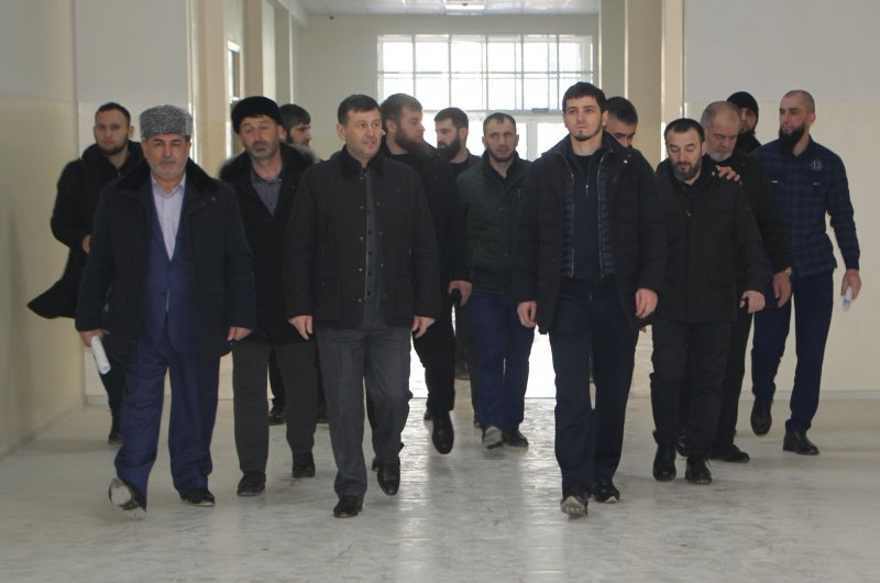 ЧЕЧНЯ. Хас-Магомед Кадыров проверил ход строительства столичных школ