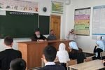 ЧЕЧНЯ.  Р. Дадаев встретился с учащимися СОШ с. Ново-Солкушино