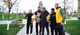ЧЕЧНЯ. Рамзан Кадыров встретился с Артуром Бетербиевым и чемпионами Лиги АСА
