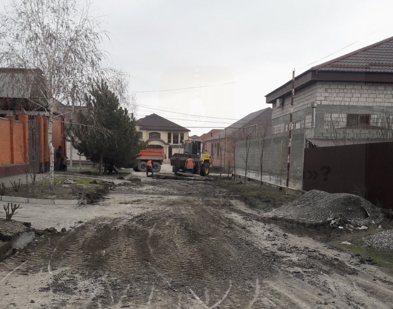 ЧЕЧНЯ. В городе Аргун благодаря нацпроекту ремонтируют улицу А. Темирова