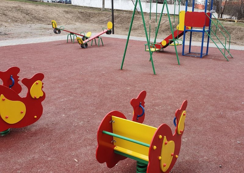 ЧЕЧНЯ. В селе Горагорск построена новая детская площадка