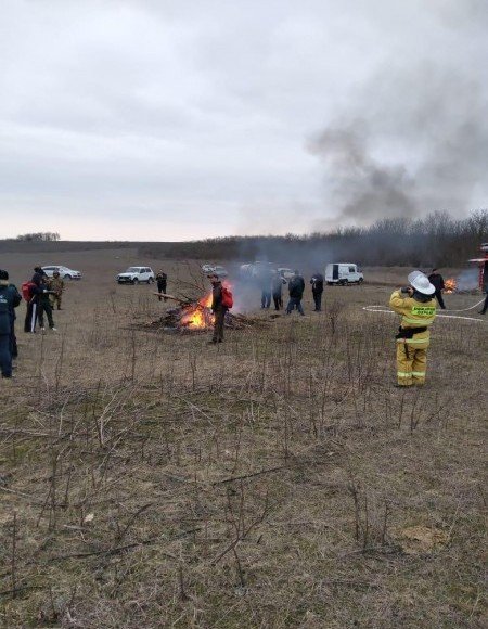 ДАГЕСТАН. В Хасавюртовском лесничестве провели совместные противопожарные учения