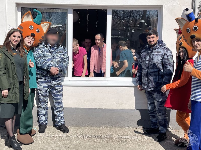 ИНГУШЕТИЯ. В Ингушетии росгвардейцы устроили праздник для воспитанников социального учреждения