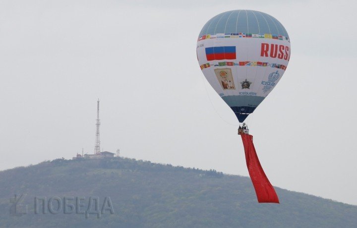 СТАВРОПОЛЬЕ. Воздушный шар со знаменем Победы может подняться над городами Ставрополья