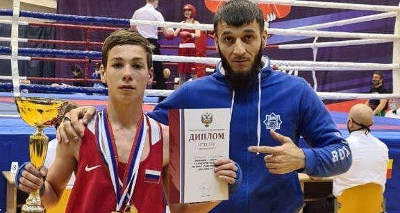 ЧЕЧНЯ. Воспитанник РСК «Ахмат» Малик Сугаипов стал победителем первенства России по боксу