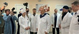 ЧЕЧНЯ. Премьер-министр РФ и Глава ЧР посетили Республиканский перинатальный центр