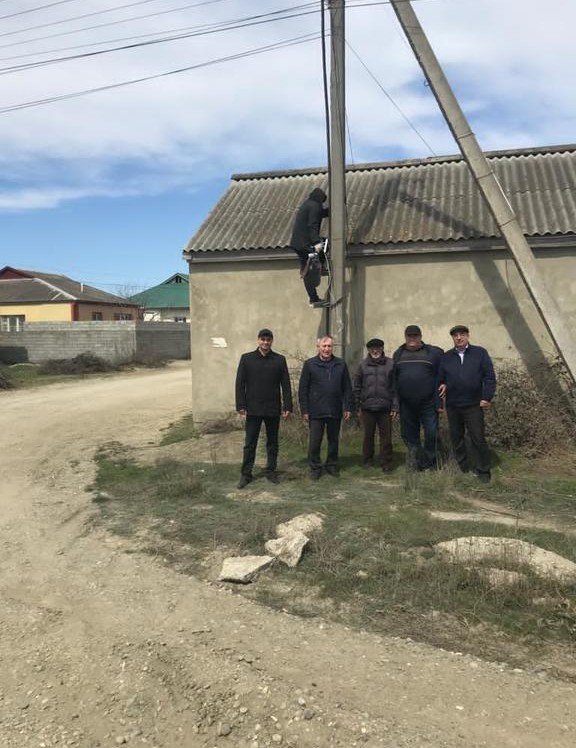 ДАГЕСТАН. В селе Ахар Новолакского района приступили к установке уличного освещения