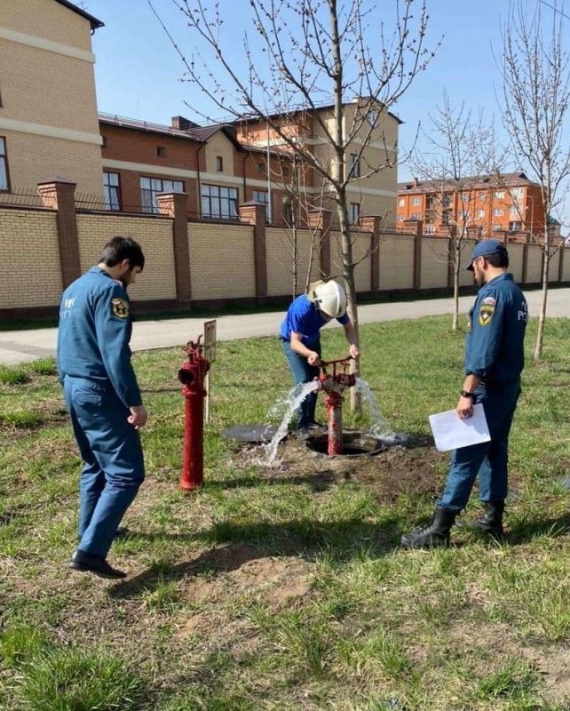 ИНГУШЕТИЯ. В Магасе проверяют исправность пожарных гидрантов