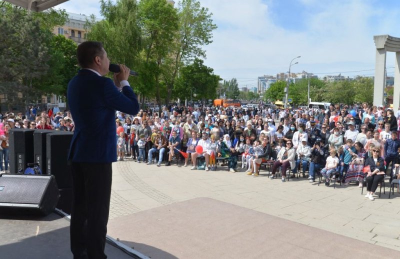 АСТРАХАНЬ. В Астрахани отметили День Победы