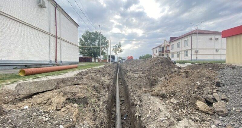 ЧЕЧНЯ. На улице Кронштадтская в Грозном идут работы в рамках дорожного нацпроекта