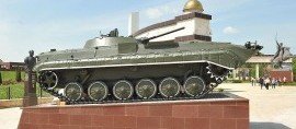 ЧЕЧНЯ. В Мемориальном комплексе им. А.А. Кадырова установили новый экспонат - БРМ-1К