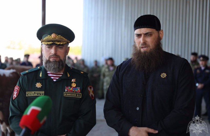 ЧЕЧНЯ. В Управлении Росгвардии по Чеченской Республике прошел религиозный обряд жертвоприношения.