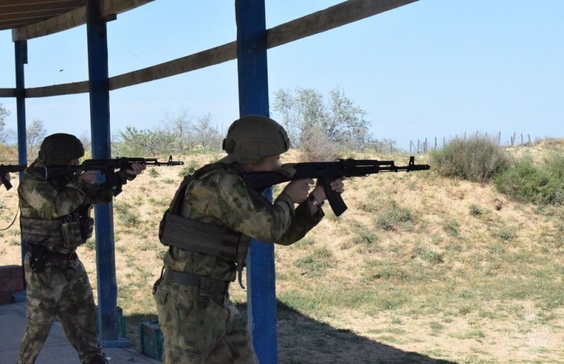 ДАГЕСТАН. Завершился полевой выход бойцов каспийского ОМОН Росгвардии