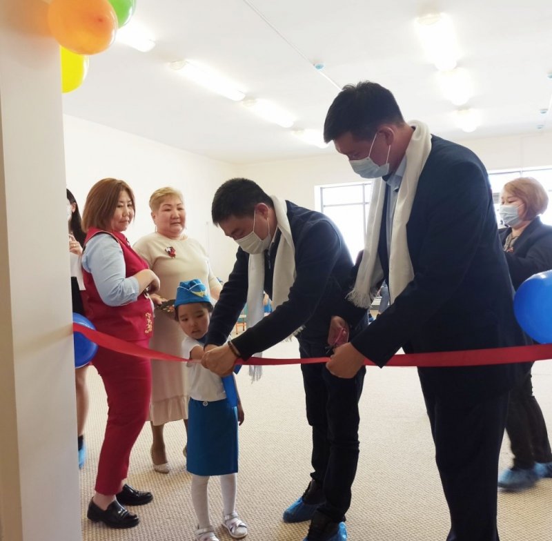 КАЛМЫКИЯ. Открытие нового детского сада в посёлке Цаган Аман Юстинского района