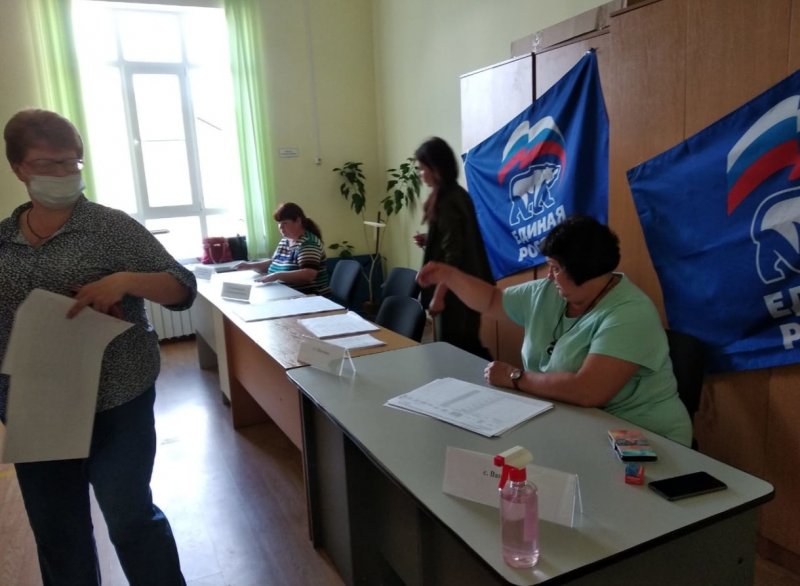 КРАСНОДАР. В Тбилисском районе открылись участки предварительного голосования