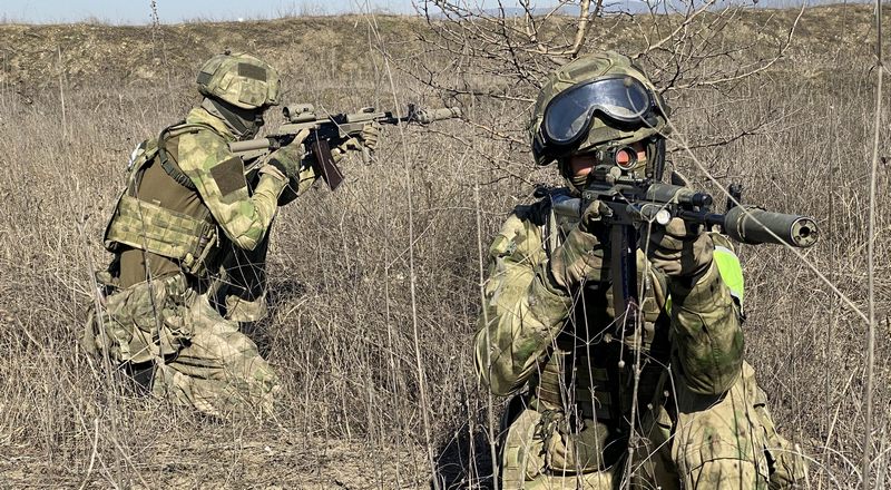 ЧЕЧНЯ. В ОГВ(с) с военнослужащими отряда специального назначения Росгвардии проведены мероприятия по вводу в боевую службу