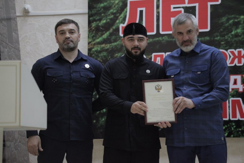 ЧЕЧНЯ. Хамзат Кадыров получил благодарственное письмо от министра спорта РФ