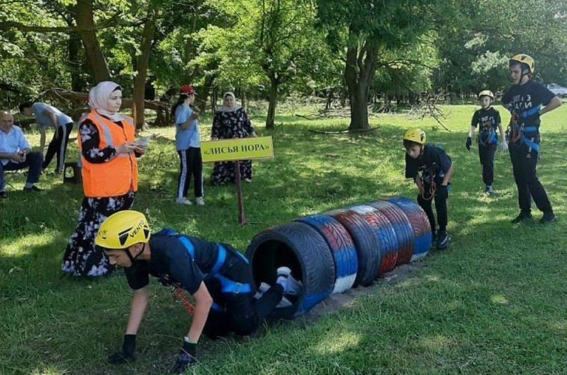 ЧЕЧНЯ. Дети из Наурского района победили на республиканских соревнованиях «Школа безопасности»