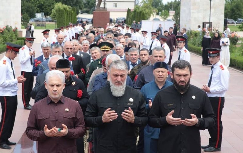 ЧЕЧНЯ.  Магомед Даудов принял участие в мероприятии, посвященном Дню России