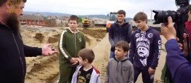 ЧЕЧНЯ. Рамзан Кадыров с сыновьями посетил стройплощадку религиозного центра «Хьаьжин беш» в Ахмат-Юрте