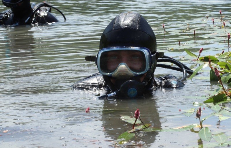 ЧЕЧНЯ. Спасатели-водолазы СКФО проходят тренировки на высокогорном озере Чеченской Республики