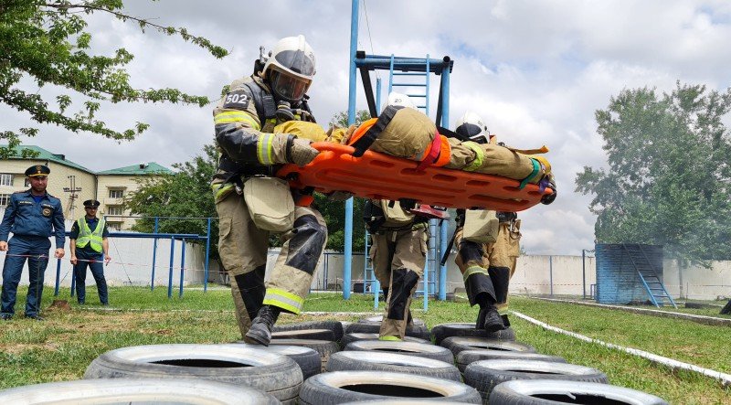 ЧЕЧНЯ. В Чеченской Республике определили лучшее звено газодымозащитной службы