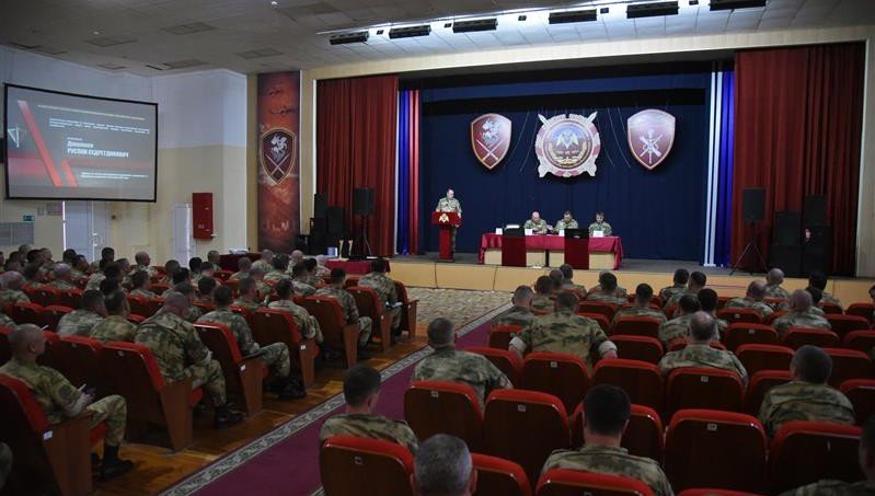 ЧЕЧНЯ. В грозненском соединении Росгвардии подведены итоги служебно-боевой деятельности за прошедшее полугодие